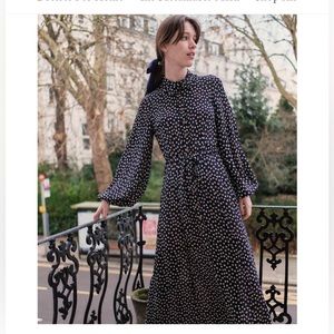 Christy Dawn Dress. Dark Blue.